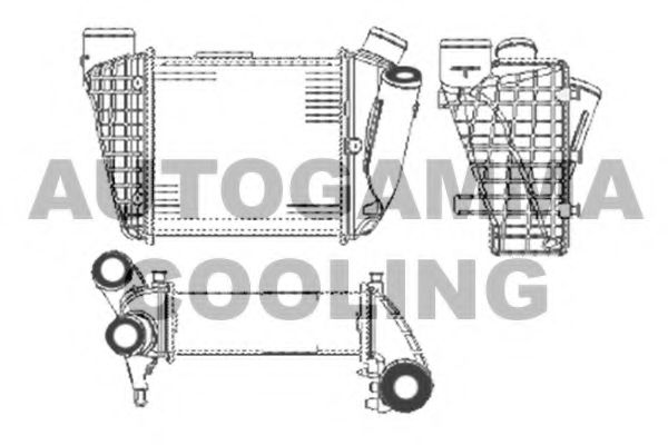 Интеркулер AUTOGAMMA 102985