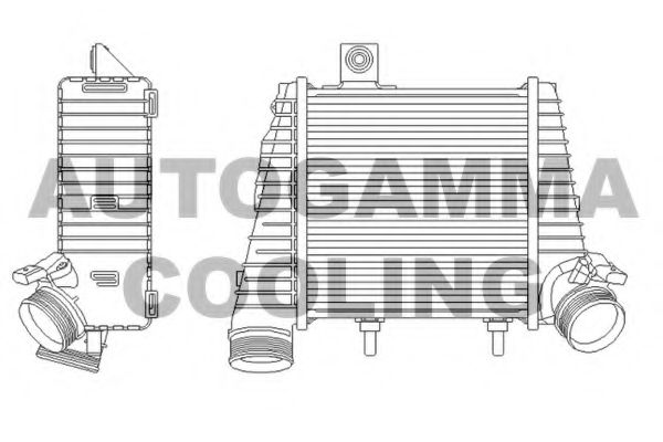 Интеркулер AUTOGAMMA 105742