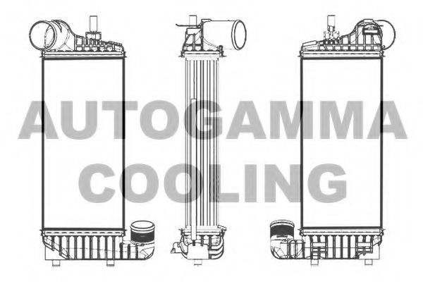 Интеркулер AUTOGAMMA 105910