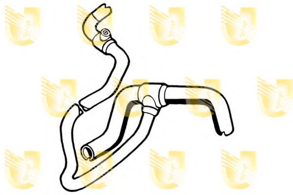 Шланг радиатора UNIGOM 1061