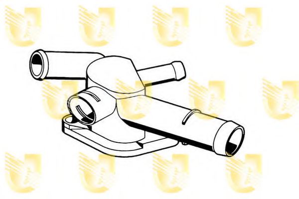 Фланец охлаждающей жидкости UNIGOM 341823