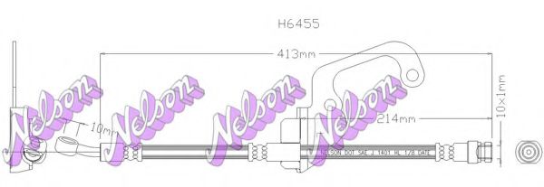 Тормозной шланг Brovex-Nelson H6455