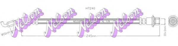 Тормозной шланг Brovex-Nelson H7240