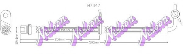 Тормозной шланг Brovex-Nelson H7347