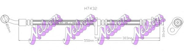 Тормозной шланг Brovex-Nelson H7432