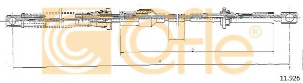 Тросик газа COFLE 11.926