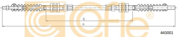 Тросик газа COFLE 443001