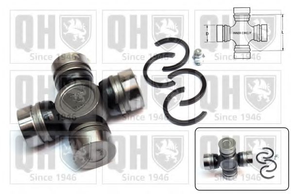 Осевая шестерня, уравнив. конич. зубч. колесо - дифференциал QUINTON HAZELL QL509