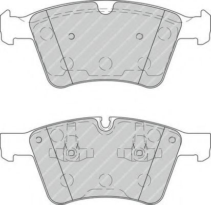 Комплект тормозных колодок, дисковый тормоз FERODO 24151