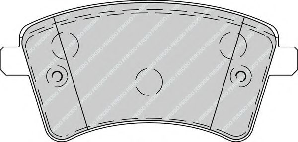 Комплект тормозных колодок, дисковый тормоз FERODO FDB4256