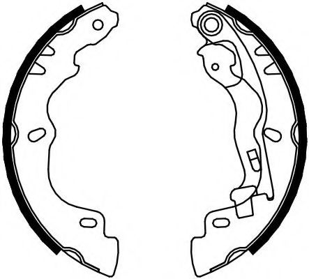 Комплект тормозных колодок FERODO FSB4077