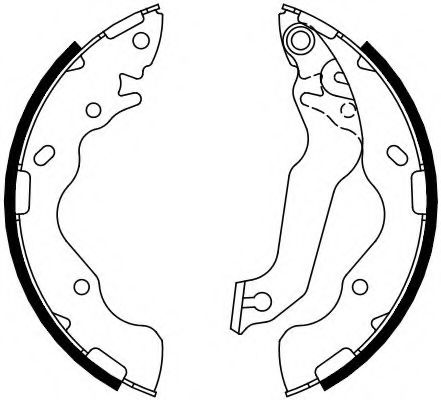 Комплект тормозных колодок FERODO FSB4098