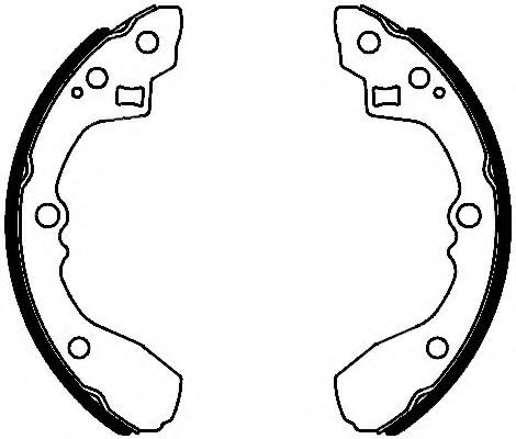 Комплект тормозных колодок FERODO FSB4100