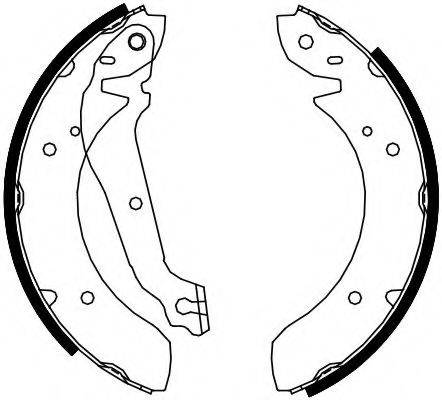 Комплект тормозных колодок FERODO FSB4101