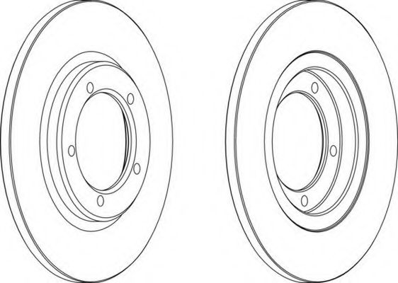 Тормозной диск FERODO DDF419