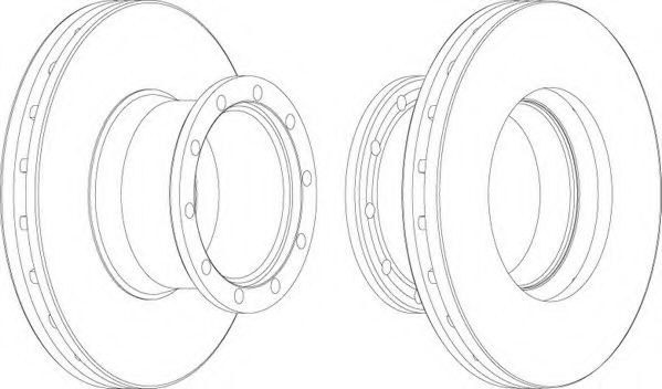 Тормозной диск FERODO FCR113A