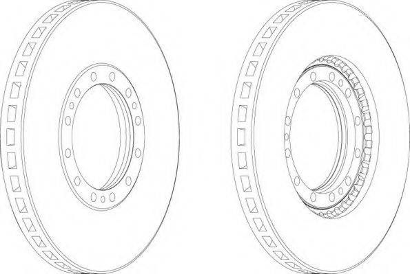 Тормозной диск FERODO FCR123A