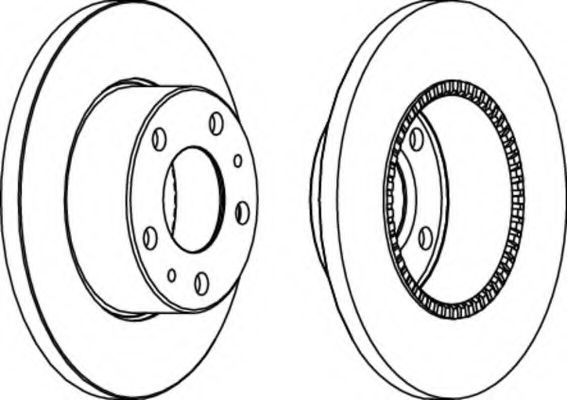 Тормозной диск FERODO FCR196A