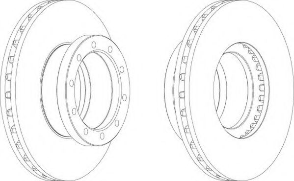 Тормозной диск FERODO FCR285A
