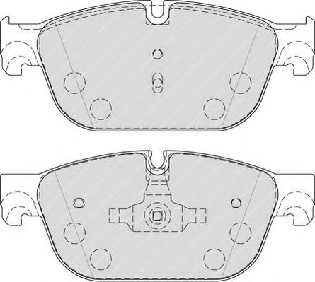 Комплект тормозных колодок, дисковый тормоз FERODO FSL4313