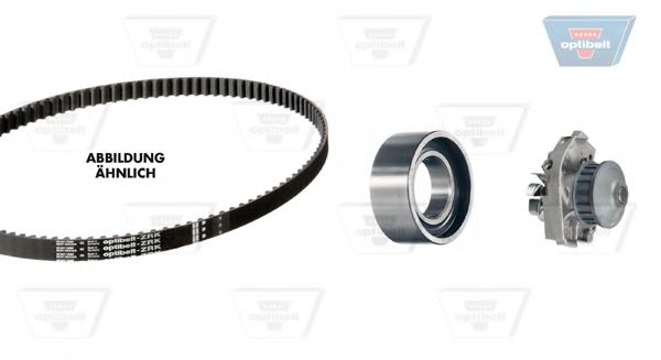 Водяной насос + комплект зубчатого ремня OPTIBELT KT 1173 W1