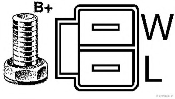 Генератор HERTH+BUSS ELPARTS 32048340