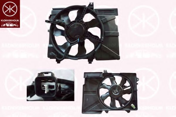 Вентилятор, охлаждение двигателя KLOKKERHOLM 31272602