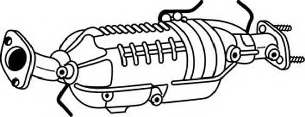 Сажевый / частичный фильтр, система выхлопа ОГ AKS DASIS SG34304