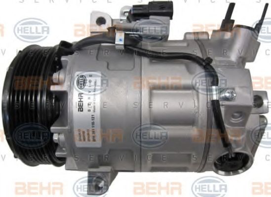 Компрессор, кондиционер BEHR HELLA SERVICE 8FK 351 115-121