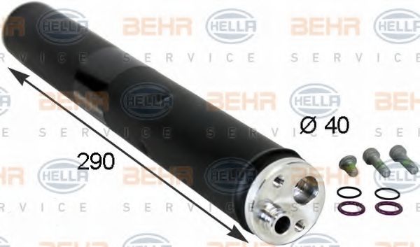 Осушитель, кондиционер BEHR HELLA SERVICE 8FT 351 193-321