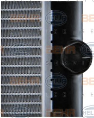 Радиатор, охлаждение двигателя BEHR HELLA SERVICE 8MK376714481