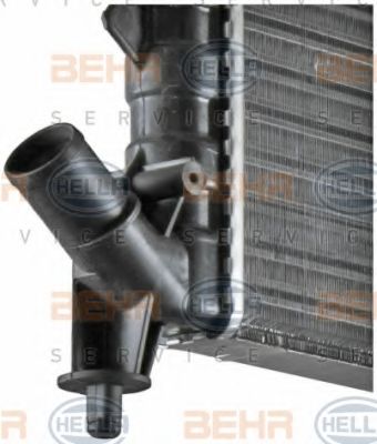 Радиатор, охлаждение двигателя BEHR HELLA SERVICE 8MK376719761