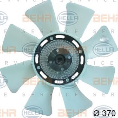 Вентилятор, охлаждение двигателя BEHR HELLA SERVICE 8MV 376 734-241
