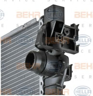 Радиатор, охлаждение двигателя BEHR HELLA SERVICE 8MK376745601