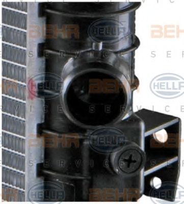 Радиатор, охлаждение двигателя BEHR HELLA SERVICE 8MK376754081