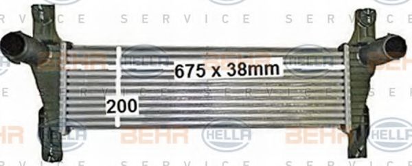 Интеркулер BEHR HELLA SERVICE 8ML 376 900-611