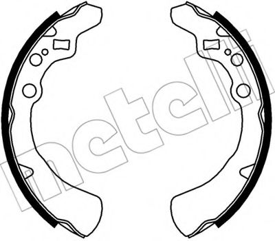 Комплект тормозных колодок METELLI 53-0545