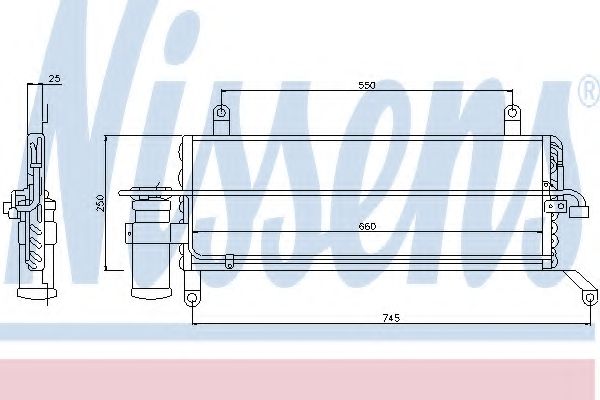 Конденсатор, кондиционер NISSENS 94221