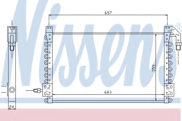 Конденсатор, кондиционер NISSENS 94387