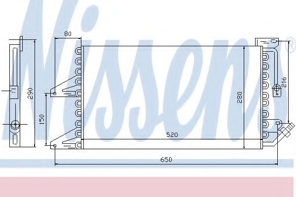 Конденсатор, кондиционер NISSENS 94565