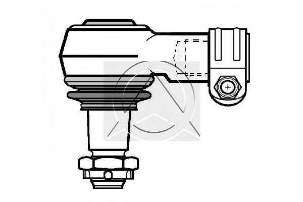 Наконечник поперечной рулевой тяги SIDEM 44034