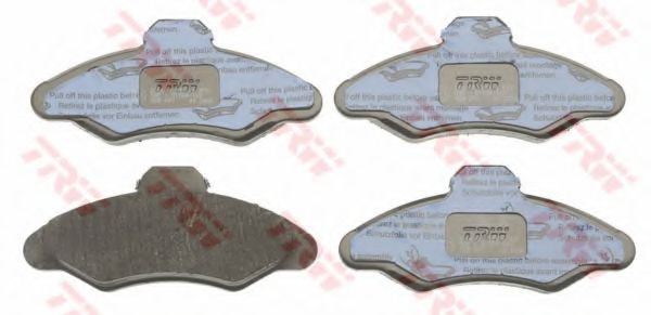Комплект тормозных колодок, дисковый тормоз TRW 21171