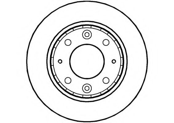 Тормозной диск NATIONAL NBD1021