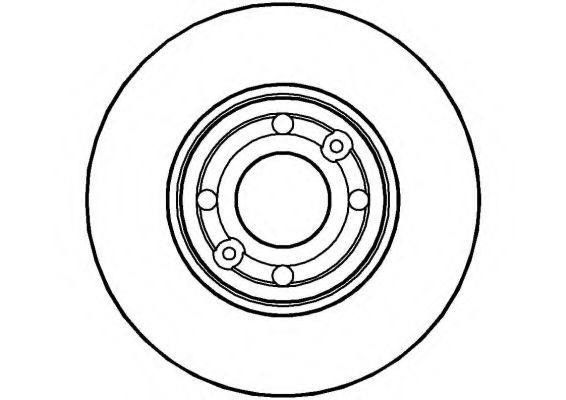 Тормозной диск NATIONAL NBD1284