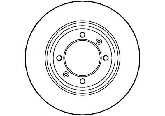 Тормозной диск NATIONAL NBD855