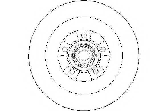 Тормозной диск NATIONAL NBD1644