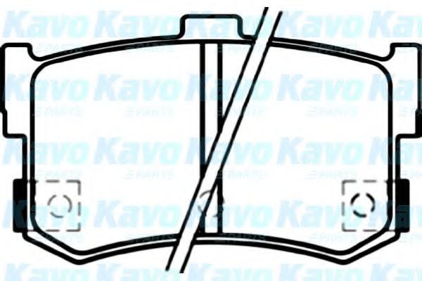 Комплект тормозных колодок, дисковый тормоз KAVO PARTS BP-3020