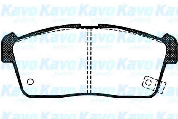 Комплект тормозных колодок, дисковый тормоз KAVO PARTS BP-8516