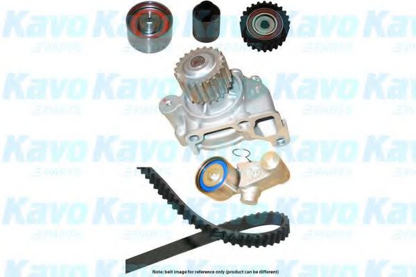 Водяной насос + комплект зубчатого ремня KAVO PARTS DKW-8004