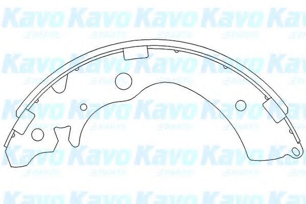 Комплект тормозных колодок KAVO PARTS KBS-2901